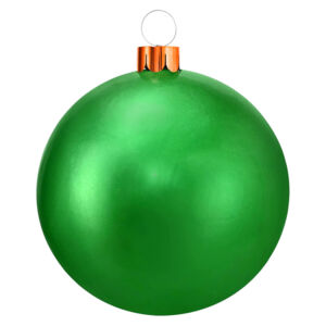 Grande boule de Noël gonflable D65 cm Vert