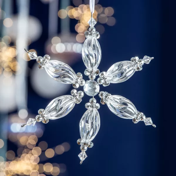 4 Schneeflocken-Dekorationen Zum Aufhängen – Je 45,7 Cm – Perfekt Für Winter-Partys & Weihnachtsdeko