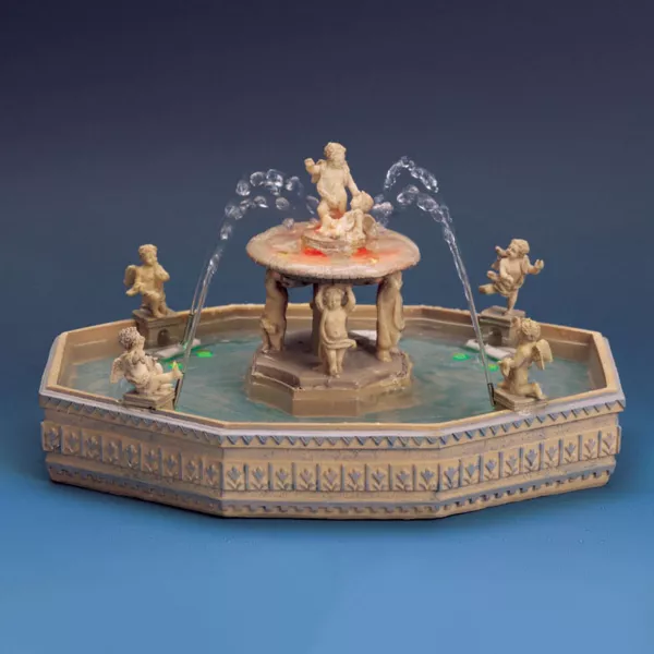 Fontaine De Noël Lemax Avec Cerfs Et Oiseaux – Accessoire Pour Village De Noël – Dimensions 8,2 X 5 X 4,4 Cm - 5