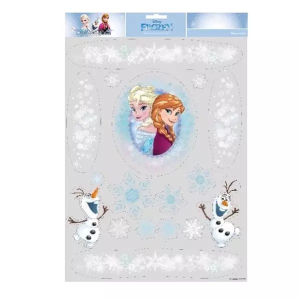 Stickers til vindue med Disney Frost og Olaf