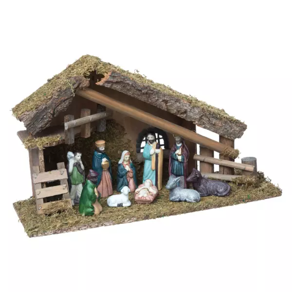 Crèche de Noël, santon de Noël pour la crèche traditionnelle, crèche de