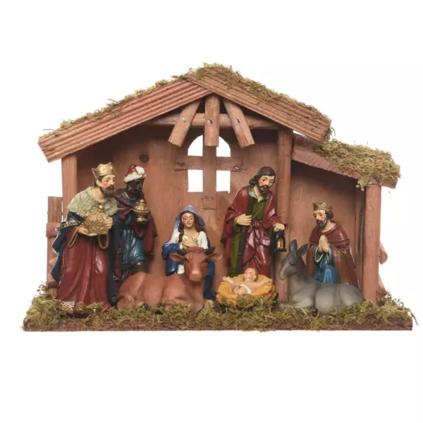 Komplet julekrybbe (H21 cm) Saint-Daniel