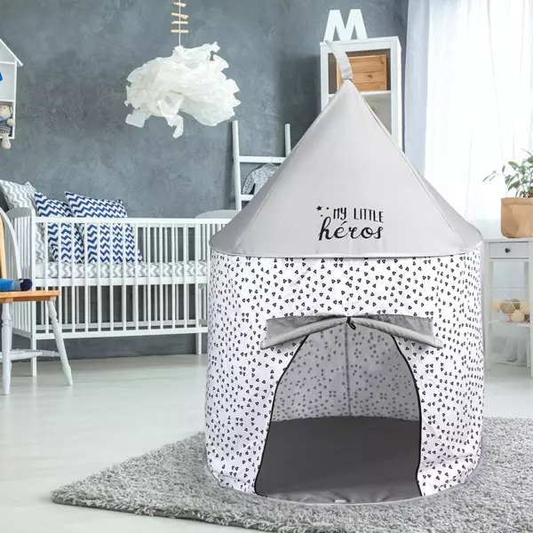 Tienda de campaña infantil Pop up Gris