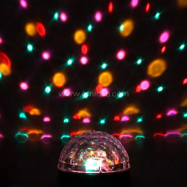 Disco-Kugel Magie Glhbirne Mehrfarbig 6 LED