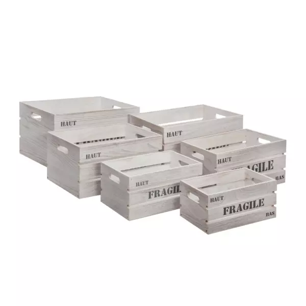 Lot de 6 cagettes Helly Bois
