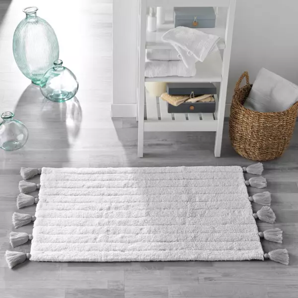 Alfombra para el baño (80 cm) Minatis Gris
