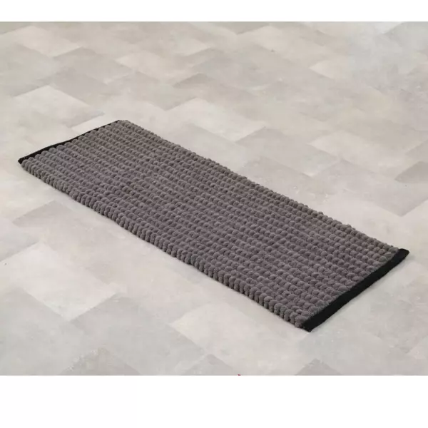 Alfombra para baño (120 cm) Black Line Gris / negro