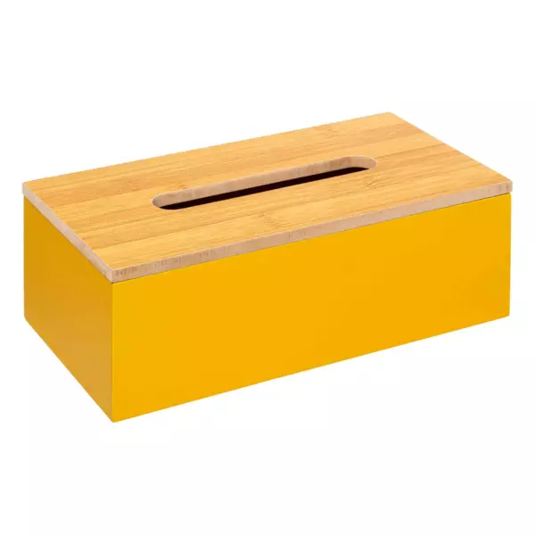 Caja de pañuelos Modern Mostaza