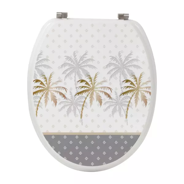 WC Sitz Florida Grau