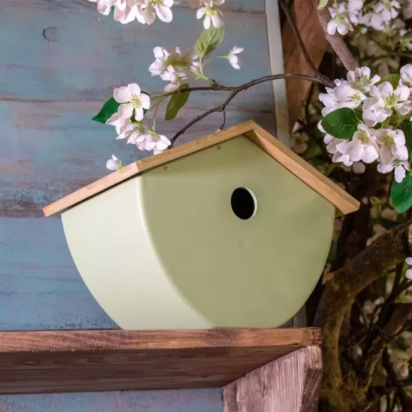 Casetta Per Insetti In Legno Massello | Rifugio Per Api Selvatiche E Coccinelle | Design Naturale - Foto 3