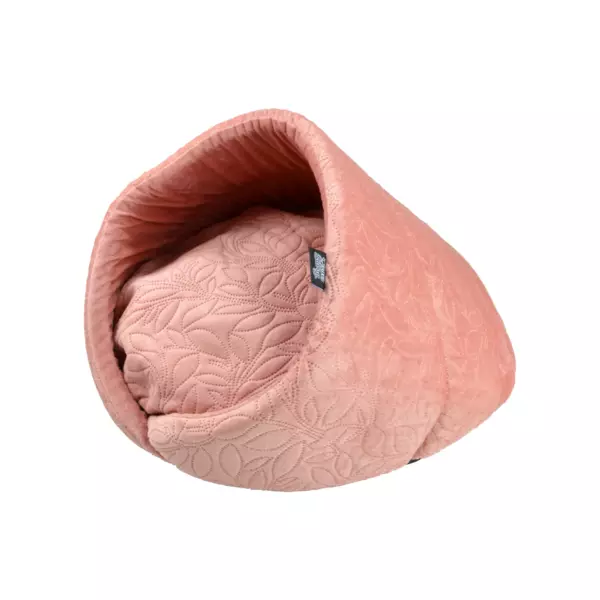 Niche d'intérieur pour chat Boho D50 cm Bois de rose