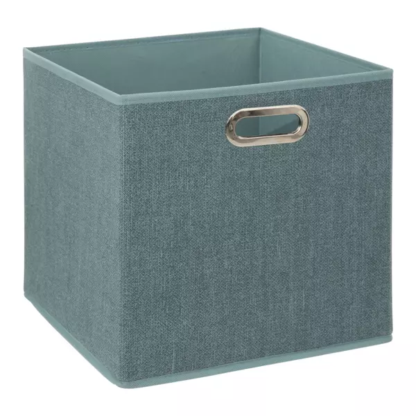 Cesta de almacenaje (31 x 31 cm) Helena azul petrleo