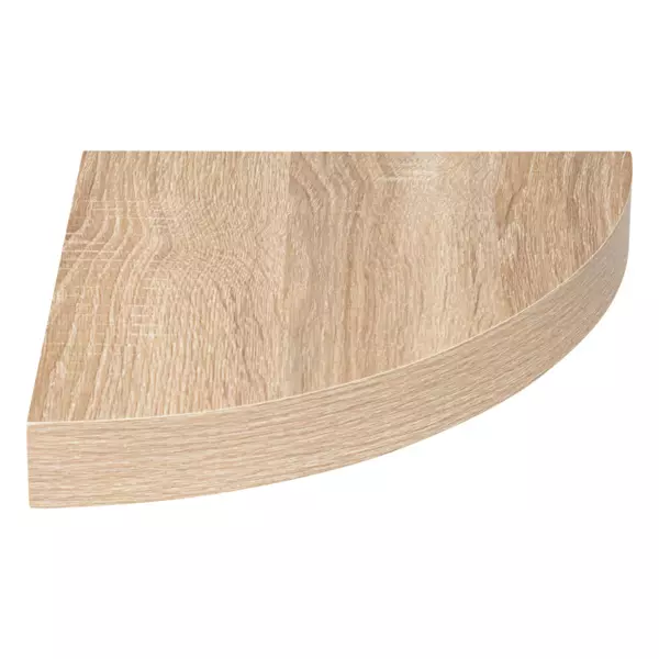 Etagère d'angle en bois (25 cm) Chêne Naturel