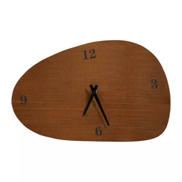 Reloj de pared pino Dalila Marrón