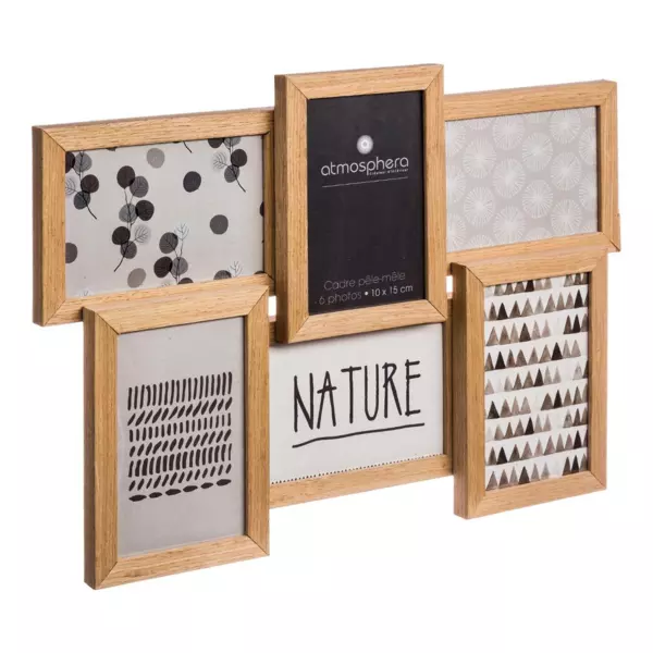Ple-mle 6 billeder (41 x H31 cm) Natur Tr