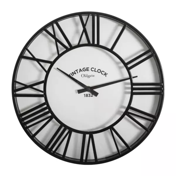 Klok Silence Clock Zwart
