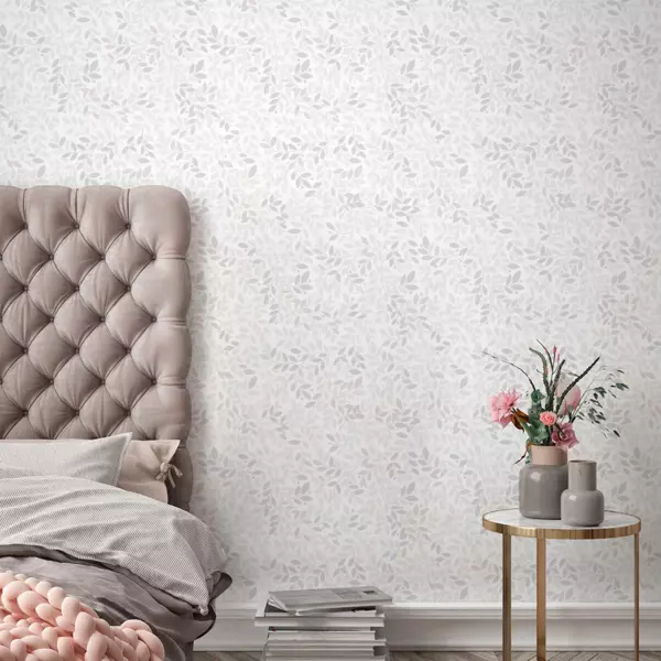 Papel pintado adhesivo (130 x 260 cm) Gris Otoño