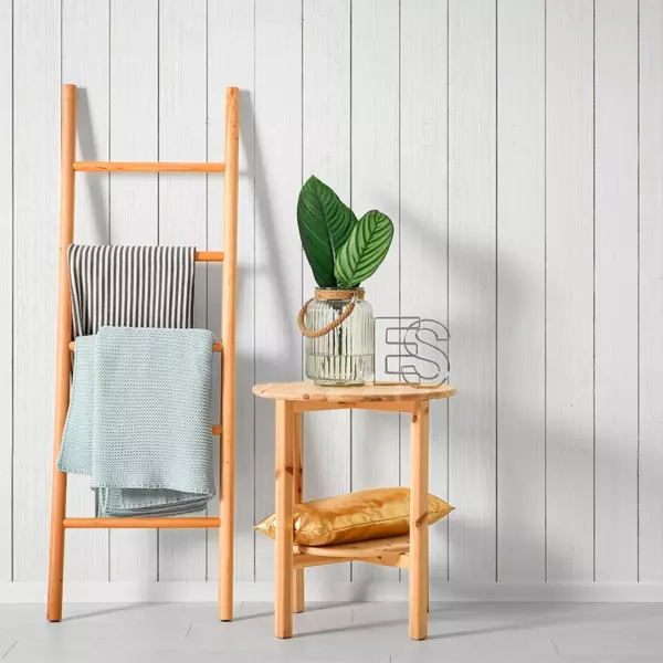 Selbstklebende Tapete (257 x 260 cm) Coton et Lavande Grau