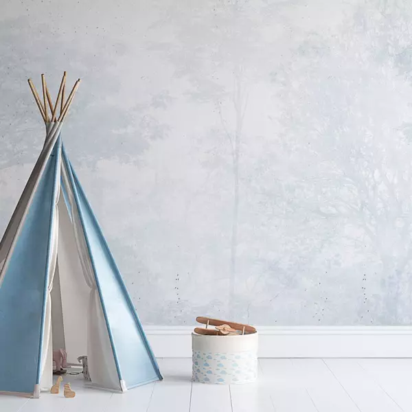 Selbstklebende Tapete (257 x 260 cm) Dream Forest Blau