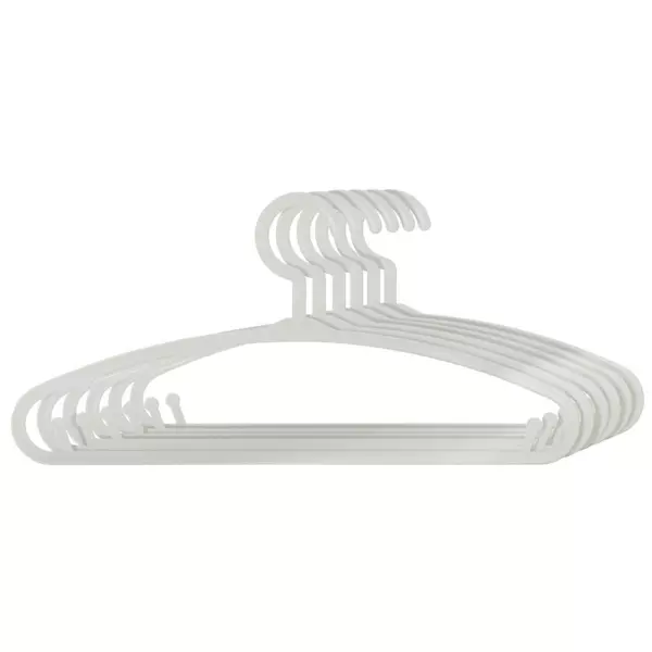 Set van 6 kledinghangers Eddy Grijs