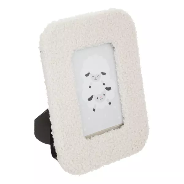 Børnebilledramme (10 x 15 cm) Bouclette Hvid