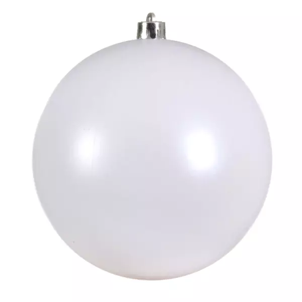 Weihnachtskugel (D200 mm) Alpin Wei