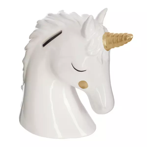 Tirelire enfant (H15.5 cm) Licorne Multicolore