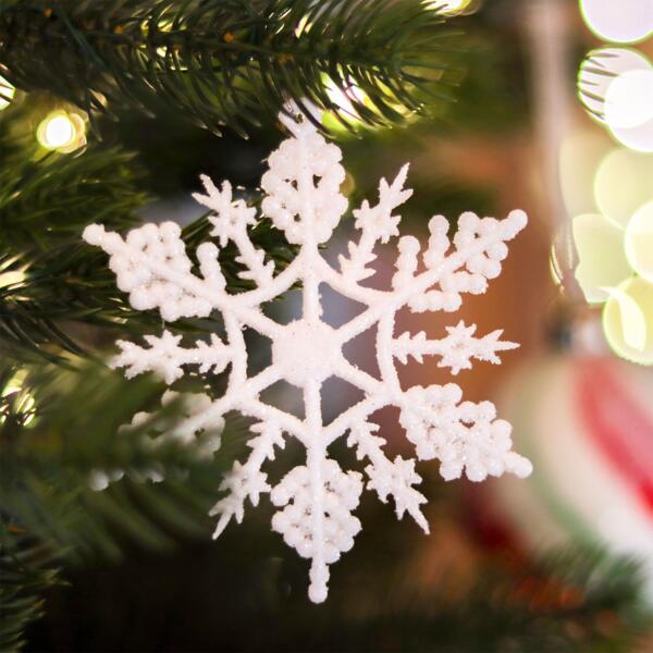 Addobbi natalizi - Cuore,stella, fiocco di neve, fiocco - Addobbi albero di  natale - Eminza