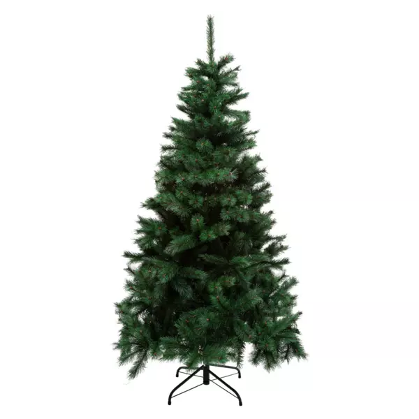 Sapin De Noël Artificiel Canadien 240 Cm - Hybride PVC/polyéthylène - Réaliste, Durable - Pour Intérieur Et Extérieur