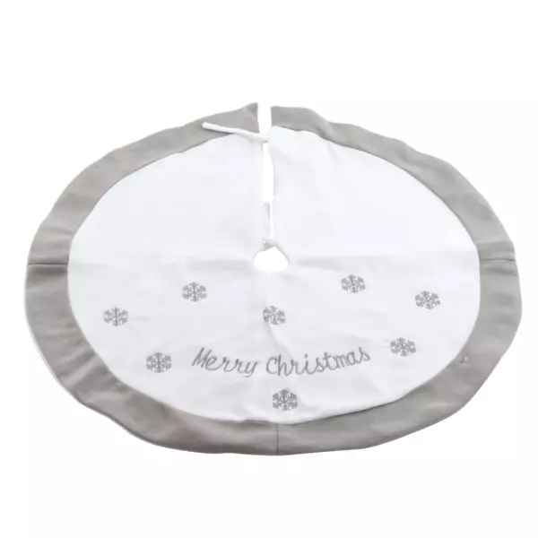 Tappeto per albero rotondo Snowflakes Merry 