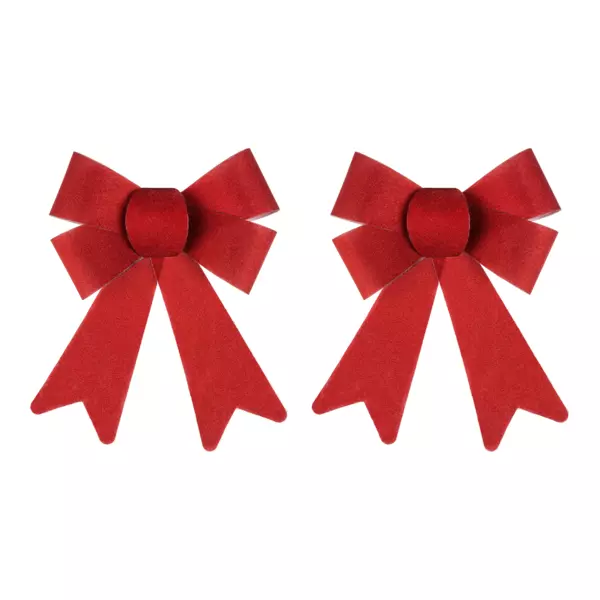 Set van 2 strikken Carla rood