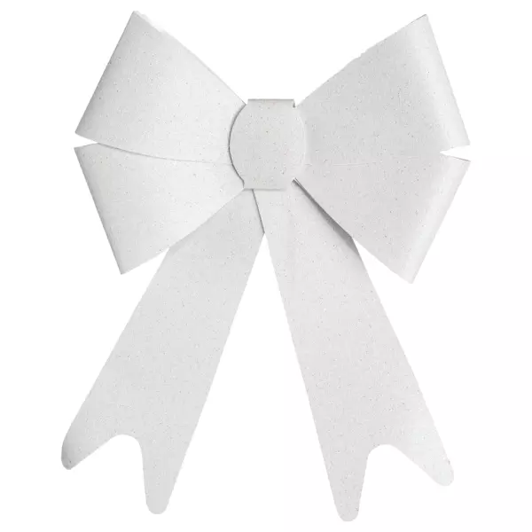 Grand nœud (H30 cm) Alaska Blanc