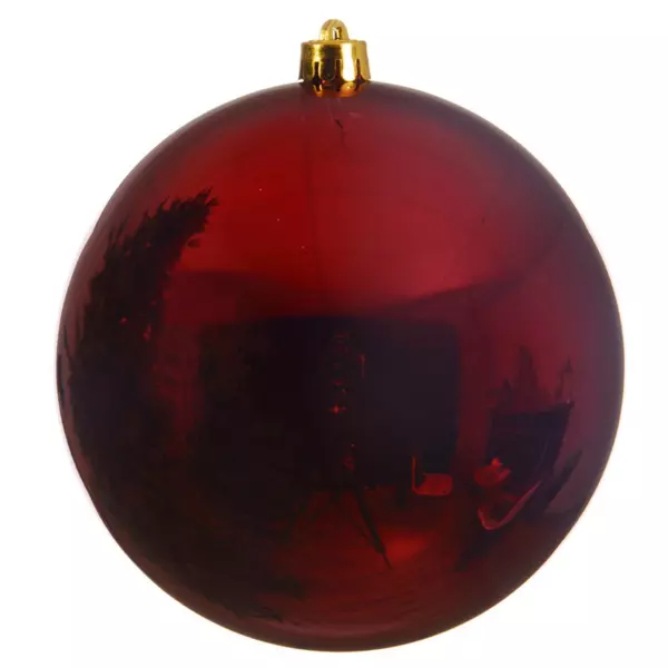 Boule de Noël (D140 mm) Alpine Bordeaux