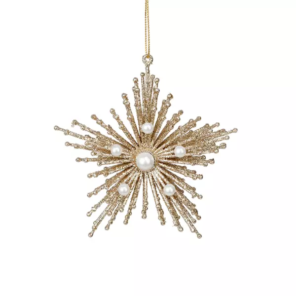 Kerstster om op te hangen Galaxy Goud