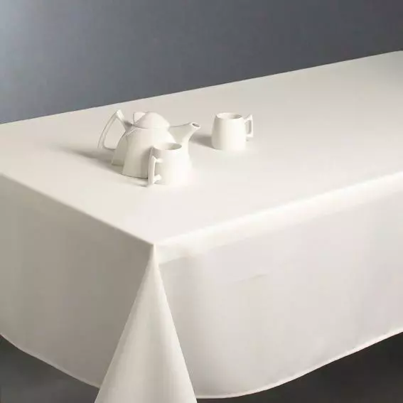 Nappe rectangulaire anti tache (150 x 300 cm) Lina Ivoire