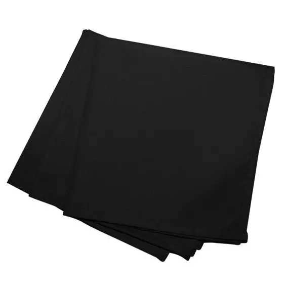 3er Set Servietten Essentiel Schwarz