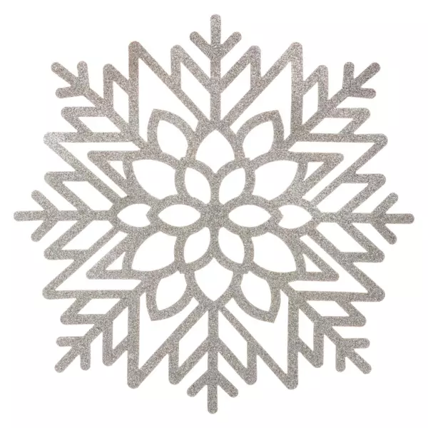 Mantel individual Escamas brillantes Plata