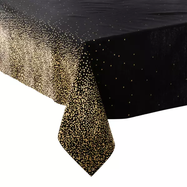 Tischdecke Rechteckig (L360 cm) Leopard Schwarz
