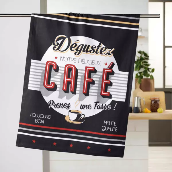 Viskestykke (70 cm) Smag Sort