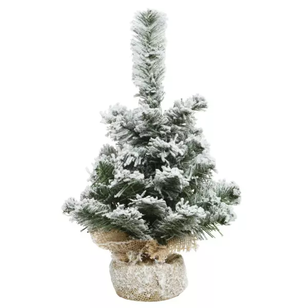 Arbolito artificial para mesa Royal alto 35 cm Verde nevado