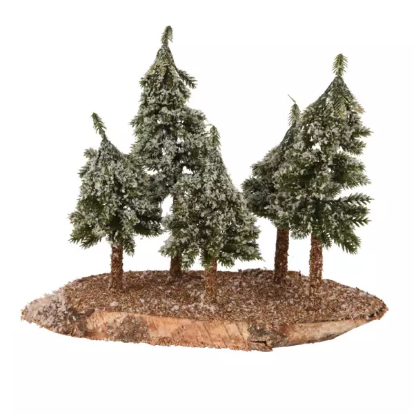 Kunstigt bordjuletræ (H25 cm) I skoven Grøn