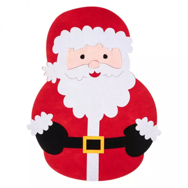 Tischset Weihnachtsmann Rot