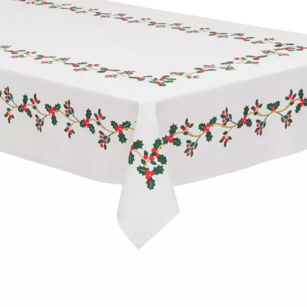 Mantel Houx L240 cm Blanco