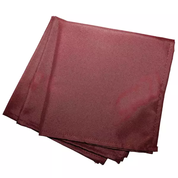 3er Set Servietten Essentiel Weinrot