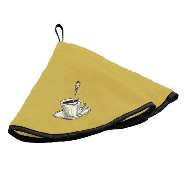 Essuie-main ponge Tasse Jaune