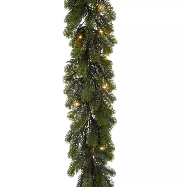 Guirlande de sapin lumineuse 35 LED (180 cm) Winnipeg Vert et Blanc chaud