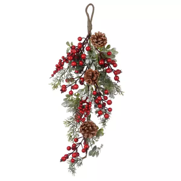 Suspension Pour Couronne De Noël En Métal Argenté - 29 Cm - 3 Modèles Au Choix - Pour Porte D'entrée