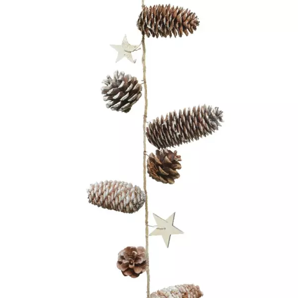 Guirlande pommes de pin (140 cm) Etoiles d'hiver