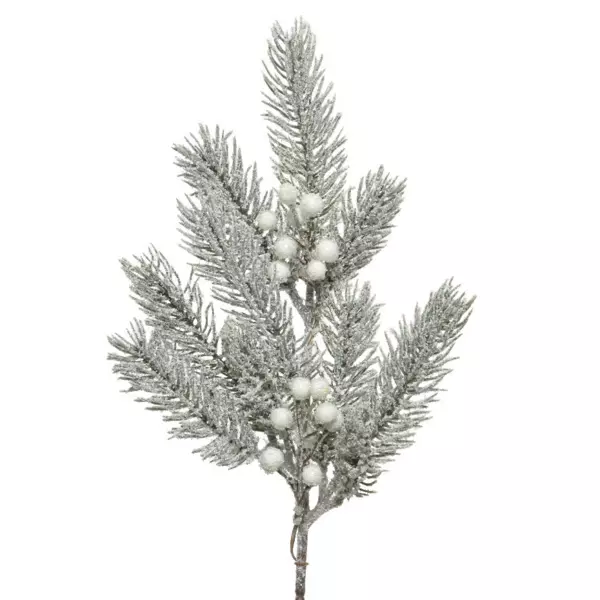 Branche de sapin (36 cm) Grindelwald enneigé