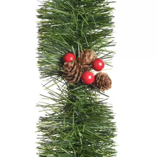 Guirnalda decorada de bayas Verde